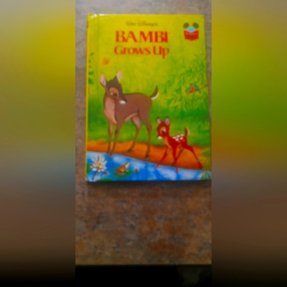 Walt Disney's Bambi Grows Up - Green & Brown Illustrated Hardcover